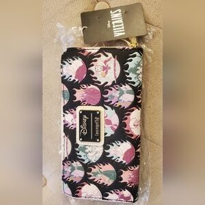 Disney Loungefly Flames Villans Wallet NWT